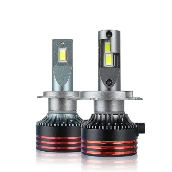 M8 Pro H4 LED Headlight High Power Dual Beam Copper Cooling Spotlight IP68 Universal Fit