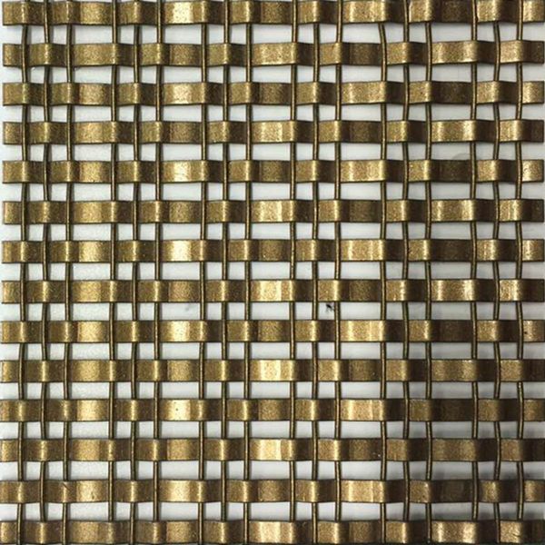 Customized Architectural Metal Mesh Round Width Customized for Modern Building Facades Interior Design and Exterior Applications