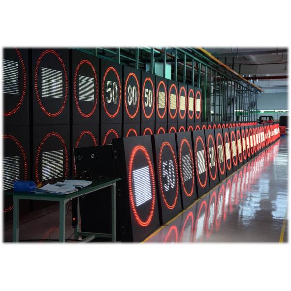 Portable Speed Limit Electronic Signs RS485 RS232 GPRS Ethernet 4G 3G