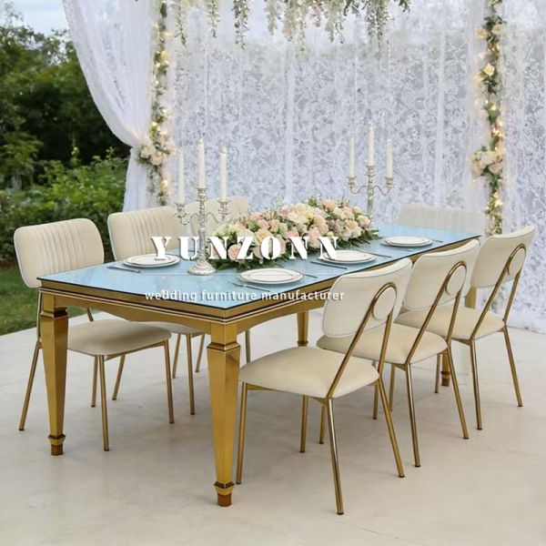 Modern Velvet Stackable Slat Back Chair Metal Legs Commercial Villa Dining Room Furniture for Hotels Weddings Living Rooms