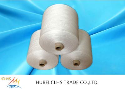 Ring Spun Polyester Yarn 100% branco cru 30S/2 30S/3 para a costura