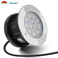 9W Recessed a luz subaquática, cor de aço inoxidável que muda luzes conduzidas da associação