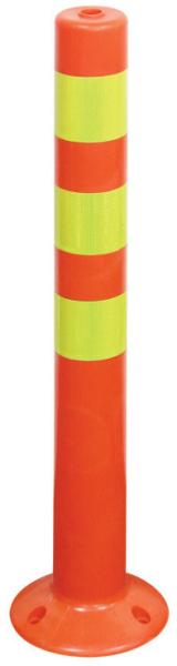 Saudi Arabia Popular Plastic Road Safety Delineator Reflective Spring Post 75cm