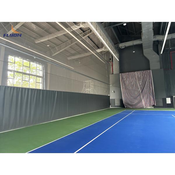 Cortinas automáticas de división por divisores para canchas de baloncesto de interior tenis de bádminton