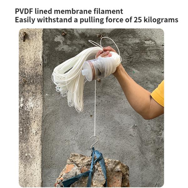 Purificateur d'eau pour toute la maison en acier inoxydable 304 ultrafiltration 1000L-10000L