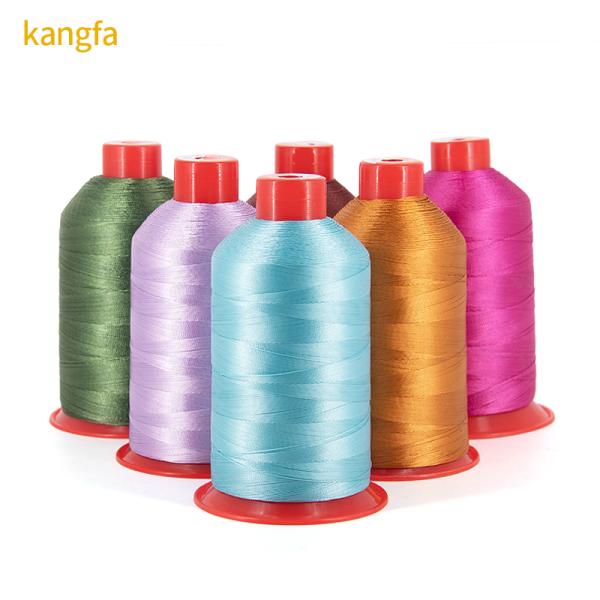 Полиэстер / нейлон сцепленная нить Tex 70 210d/3 для производства бусины и обуви из кожи