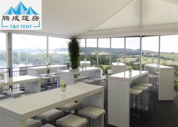 White PVC Proof Outdoor Party Tents For Show Event UV Resistant