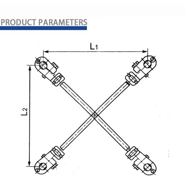 Corrosion Resistant Protective Fittings Overhead Line Jumper Spacer Damper (for Quad Bundle Conductors)