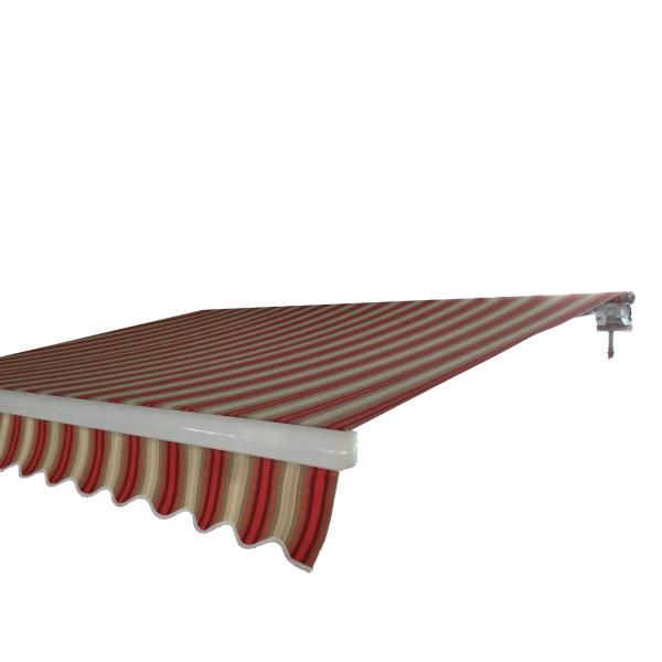Outdoor Aluminium Semi Cassette Retractable Awnings 6x3m