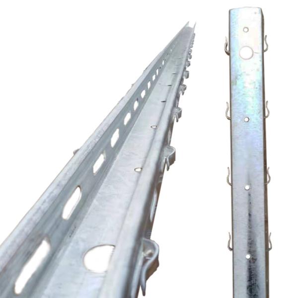 Waterproof U Shaped Fence Post , 6 Feet Metal Trellis Posts Easy Installation