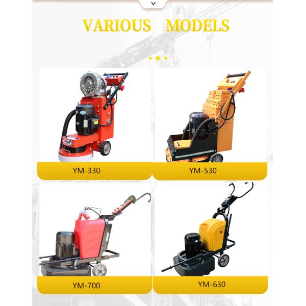 Hand Push Concrete Grinder Planetary Single Disc Floor Grinding Polishing Machine