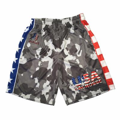 Practical Portable Reversible Lacrosse Jersey Shorts Breathable