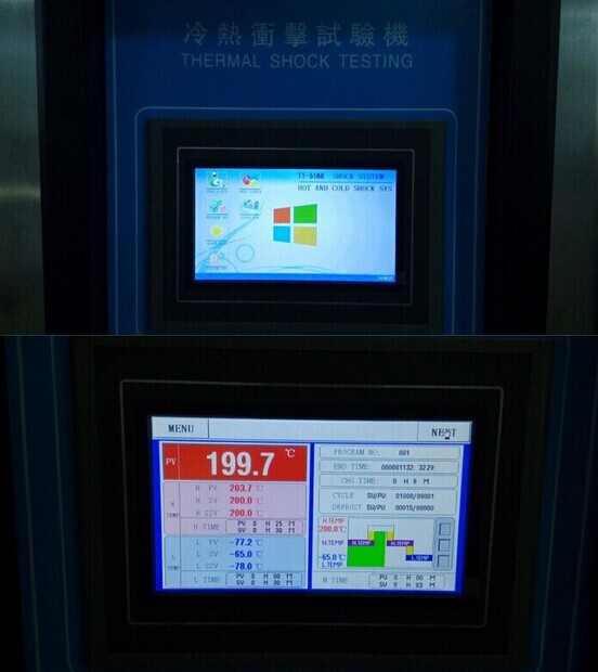 Камера испытания термального удара 3 зон Programmable холодная с регулятором экрана касания