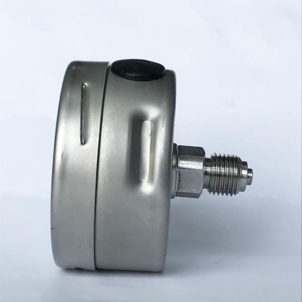2.5 4 bar Back Connection Manometer G 1/8 1/4 Oil Filled All Stainless Steel Pressure Gauge