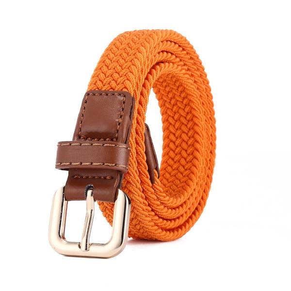 Woman Polypropylene Braided Fabric Belt Woven Waist Jeans 90cm