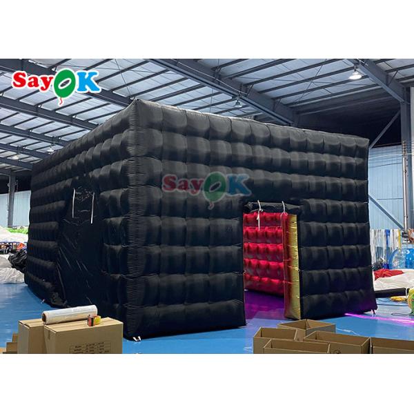 Реклама Ночной клуб Надувная кубическая палатка Сильный Оксфордский ткань материал Надувная воздушная палатка
