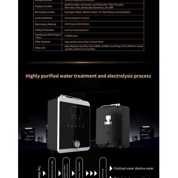 6000L Anti - Erosion Home Water Ionizer , Alkaline Water Ionizers