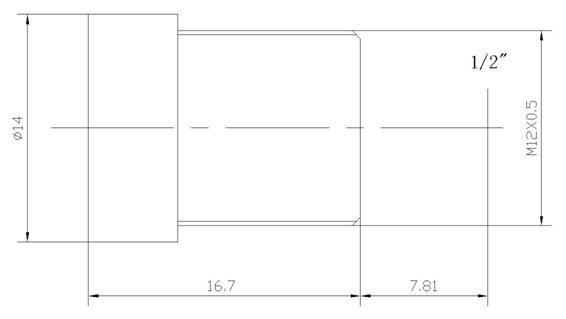 6mm 1/2 image format F2.0 3mp 6.0mm m12 m12x0.5p s-mount F2 fixed megapixel cctv board lens