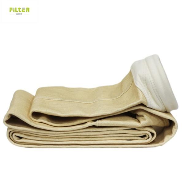 Saco de filtro industrial Nomex para planta de asfalto Anti-abrasão Anti ácido Anti alcalino