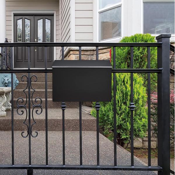 Внешний современный дизайн Большой настенный почтовый ящик Металлический почтовый ящик Толщина 0,8 мм