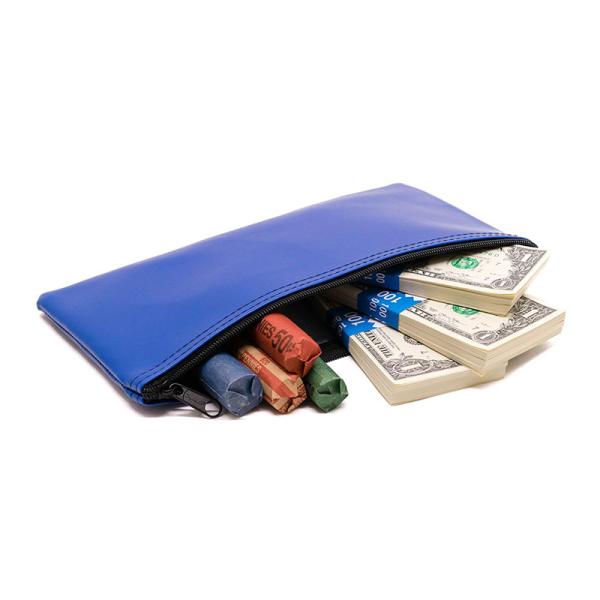 Банк молнии дюйма винила 11x6 кладет логотип в мешки печатания передачи тепла