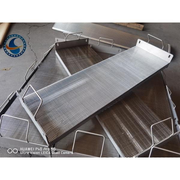 Custom Ss316l Wedge Wire Screen Panels For Sediment Filtration