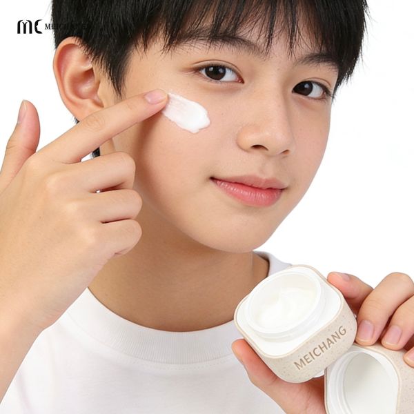 5G 15G 20G 30G 50G 100g 200G Square Cream Jar Wheat Straw Fiber Biodegradable & Food-Grade (MC-P-531)