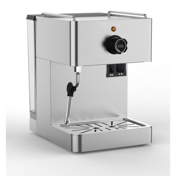 Two Thermoblock Commercial Milk Frother Machine 15bar 1.7L Stainless Steel Housing