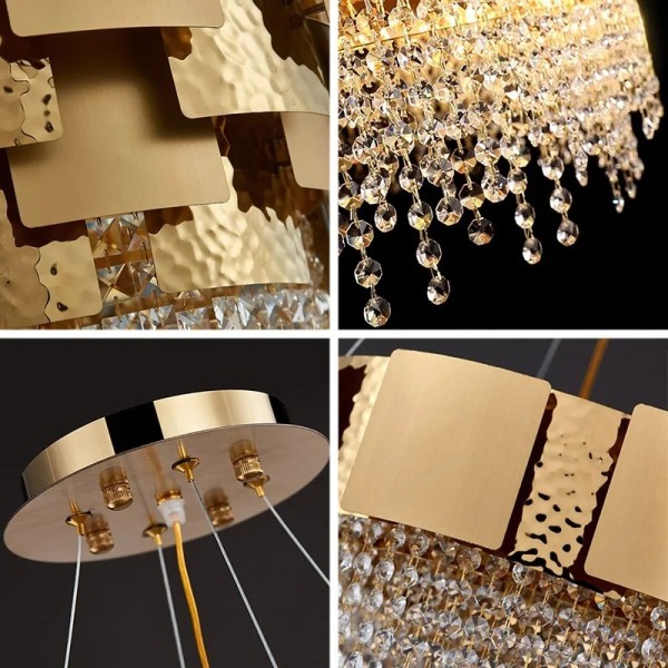 Postmodern Living Room Decoration Dining Lamps Luxury Crystal Chandelier (WH-CY-268)