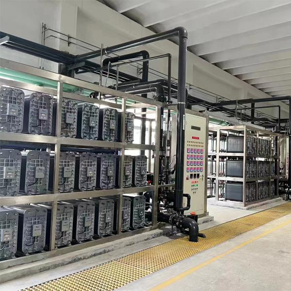 Industrial & Commercial EDI Large Capacity Ultra-Pure Water Filter Machine for Brackish Water Treatment