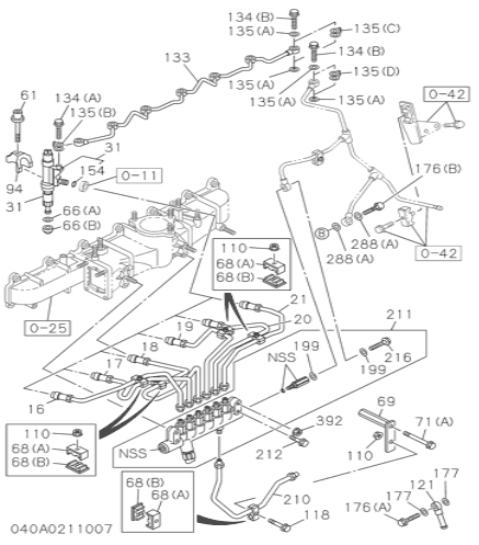 8982806971 8-98280697-1 8973297032 8981518372 распылитель форсунки топлива ISUZU 6HK1 4HK1