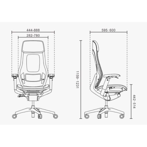 High Back Swivel Gaming Chair Breathable 5D Paddle Shift Racing Chair Ergonomic Executive Chair