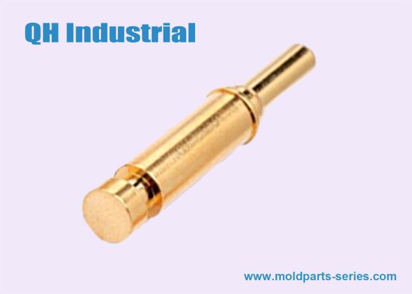 Pogo Pin,3A 4A 5A 8A 10A High Current Rate 100k Working Times 5U''Gold Plated Pogo Pin Manufacturer