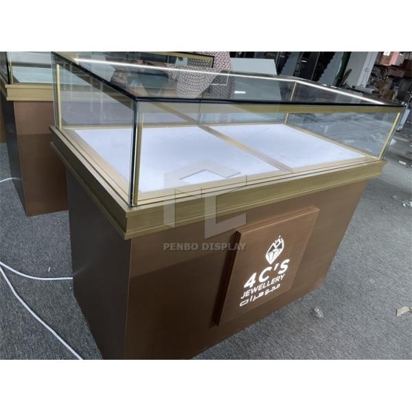 contador largo de la exhibición de la joyería de los muebles T4 LED de la joyería de 1000m m