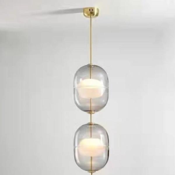 Post-modern Light Living Room Glass Pendant Light Creative Chandeliers for Home