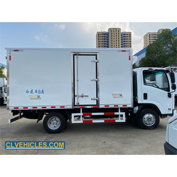 ISUZU KV100 Light Duty Reefer Trucks 98hp 3 Ton 5 Ton Diesel Fuel