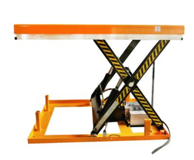 Max Lifting 1780mm Stationary Electric Hydraulic Scissor Lift Table AC380v