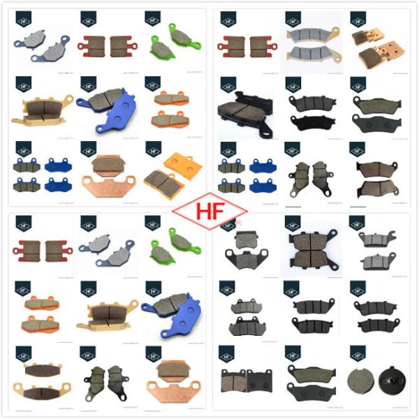 Ceramic Motorbike Brake Pads , YBR125 / YZF R15 Yamaha Brake Pads T110C