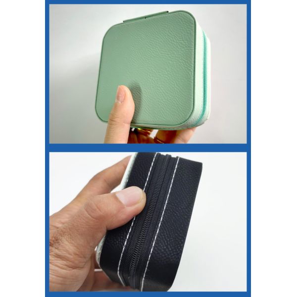 Direct Factory Supply Sublimation Jewelry Box Blanks Customizable PU Leather Jewel Cases Personalized Logo for DIY Organizers