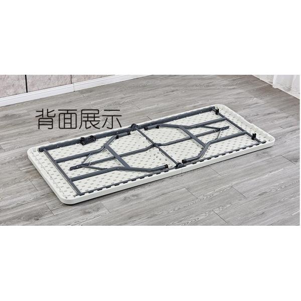 Iron HDPE Outdoor Plastic Folding Furniture Portable Beer Table