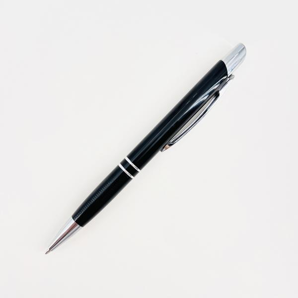 Aluminum Press Ballpoint Pen 1.0 mm Metal Barrel Gift Pen Stationery Supply