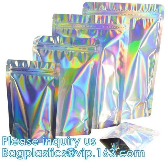 Foil Mylar Bags, Foil Pouch Bags, Multifunctional storage bags, Reusable, Recyclable, Resealable