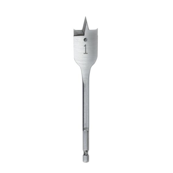 OEM 1 Inch Flat Drill Bit 250mm Wood Flat Bit Quick Change Hex Shank