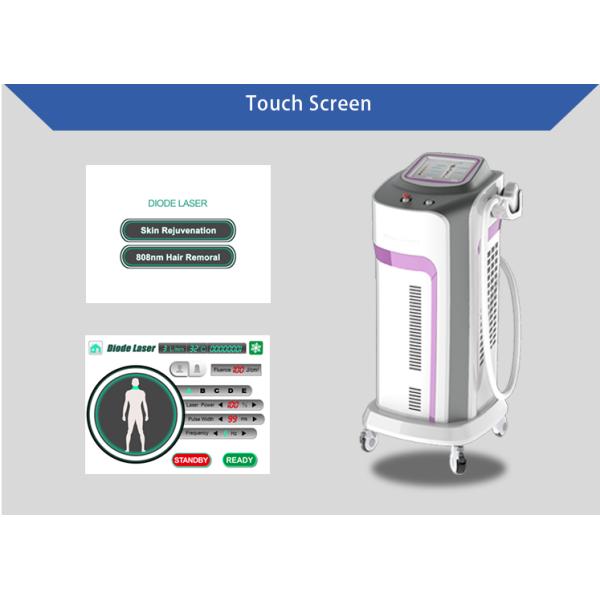 No burnning Non channel 808nm diode laser hair removal Machine no pain