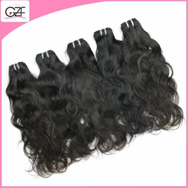 Hot Selling Virgin Indian Remy Wavy Hair Natural Wave Top Grade Indian Virgin Hair Bundle