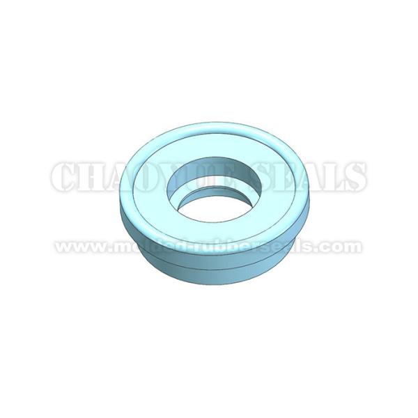 Food Grade Blue Silicone Rubber Grommets Resistant To Hydrochloric Acid Ozone