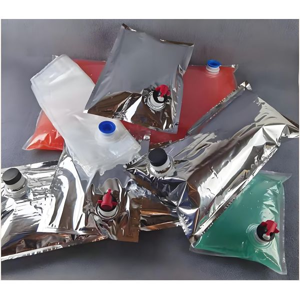 Aluminum Foil Bag in Box Butterfly Valve Spout Pouch Bolsas Para Jugos Liquidos BIB Plastic Spout Bag