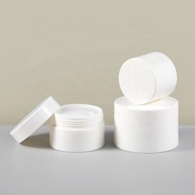frascos cosméticos plásticos de empacotamento de creme do animal de estimação claro de 30g 50g 100g 120g 4oz com tampa plástica