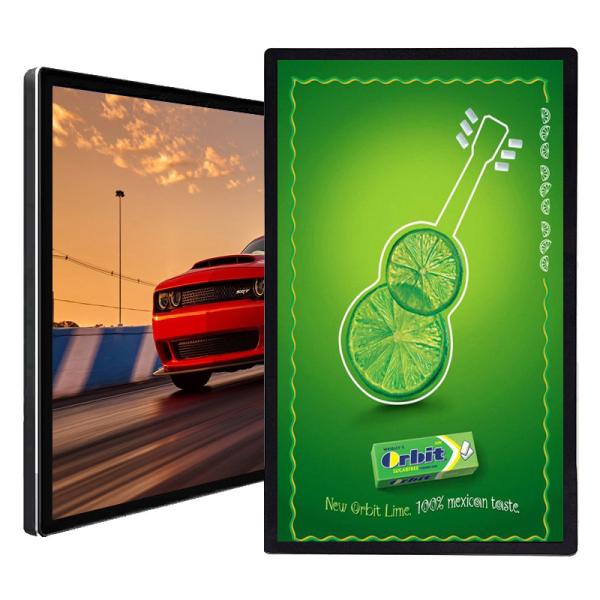 43/50 inch indoor 4K lcd wall mounted digital signage full colour