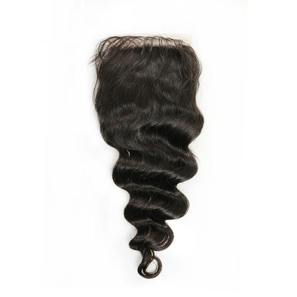 Освободите цвет кожи закрытия человеческих волос волны Силк мягко ровный естественный главный